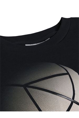 t-shirt in cotone nero con stampa MOLO KIDS | 1S26A2069830